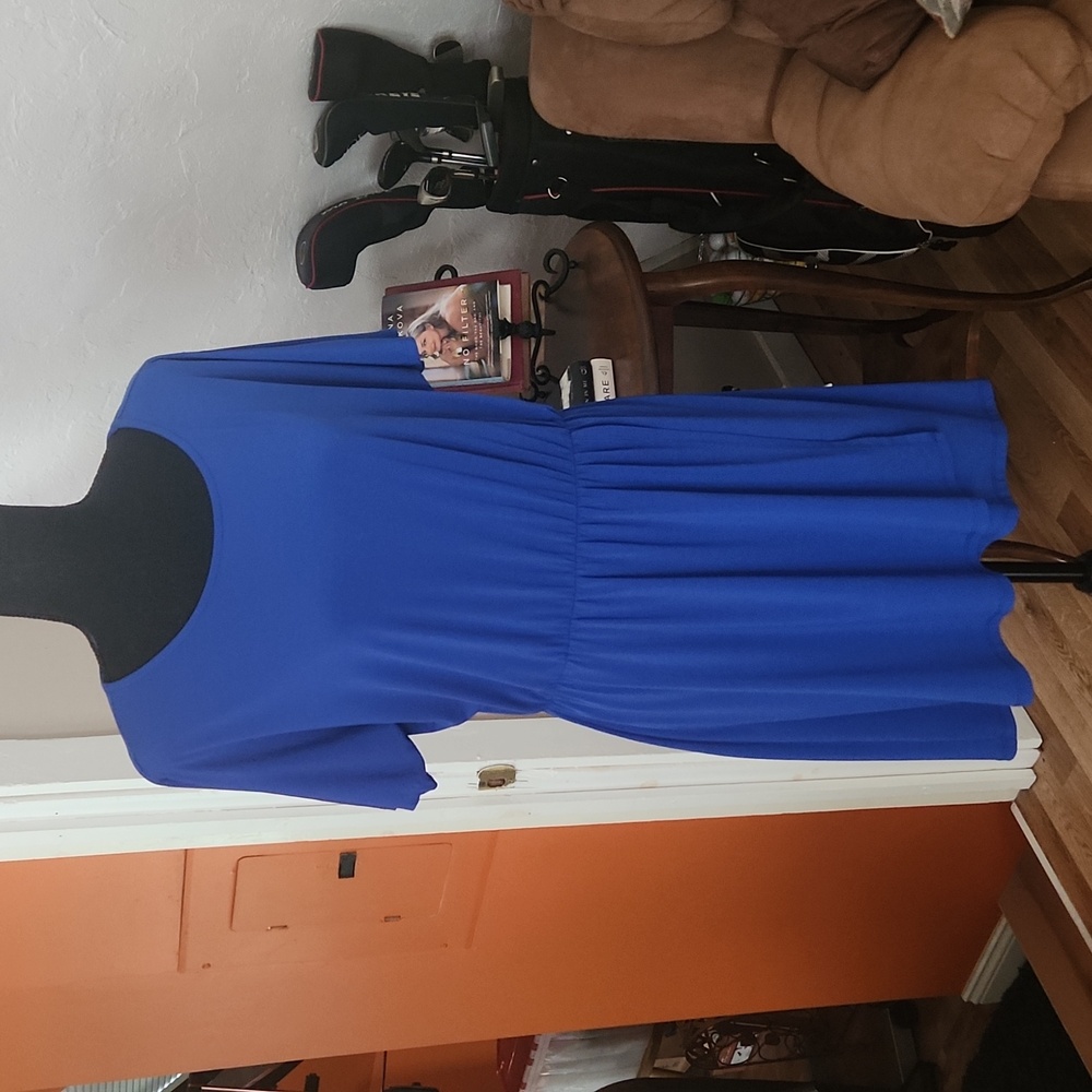 Women's Blue Size Small Short Casual Dress